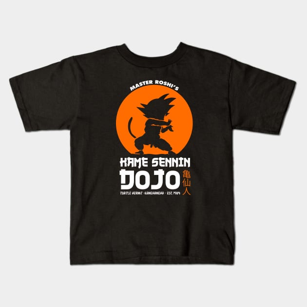 Kame Sennin Dojo Kids T-Shirt by Melonseta